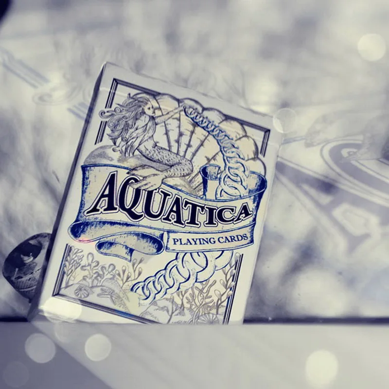 Игральные карты Aquatica 1 шт. размер USPCC дизайн от MagicWorld ограниченная серия новые