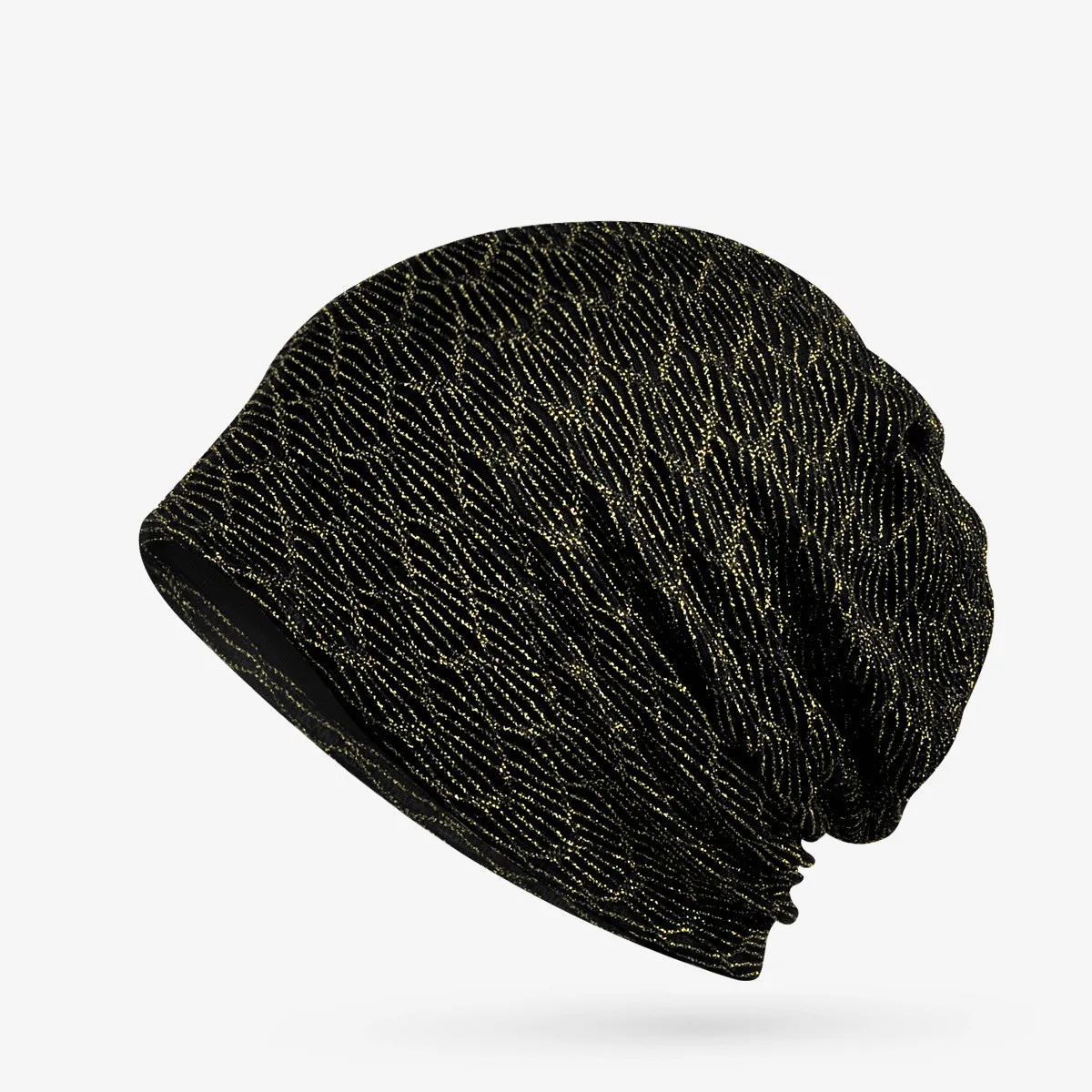COKK весенние летние шапочки без полей для женщин мешковатые громоздкие шапки бини женские хип-хоп кепки, шляпы Skullies тонкие золотые цвета Новая чалма Gorros