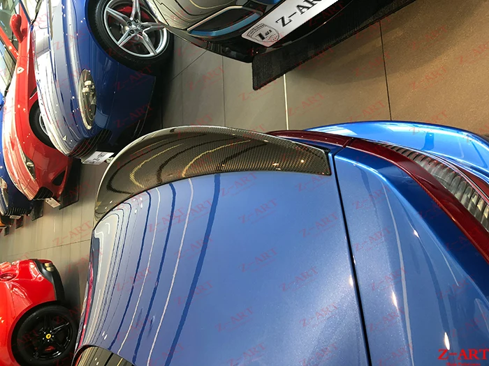 Z ART углеродного волокна задний спойлер для Maserati GranTurismo S 2008 2019 углеродное волокно
