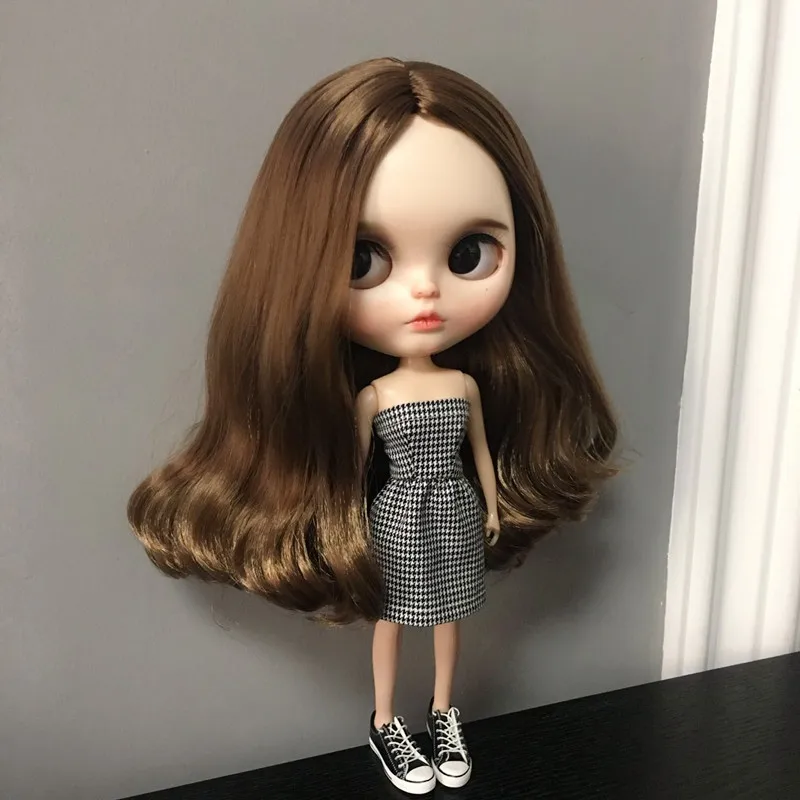 1 шт. Новая мода кукла Blyth одежда сетка ТРУБА Топ Юбка Платье для blyth ob24 Azone Barbies 1/6