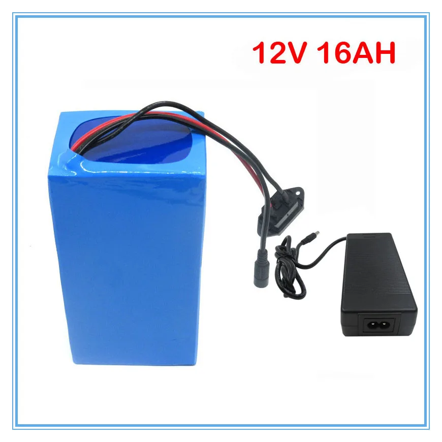 5 шт перезаряжаемый 12V 3S литиевая батарея 12V 16AH электрический инструмент с 12,6 V 3A зарядное устройство для Светодиодный свет/CCTV камера 180W