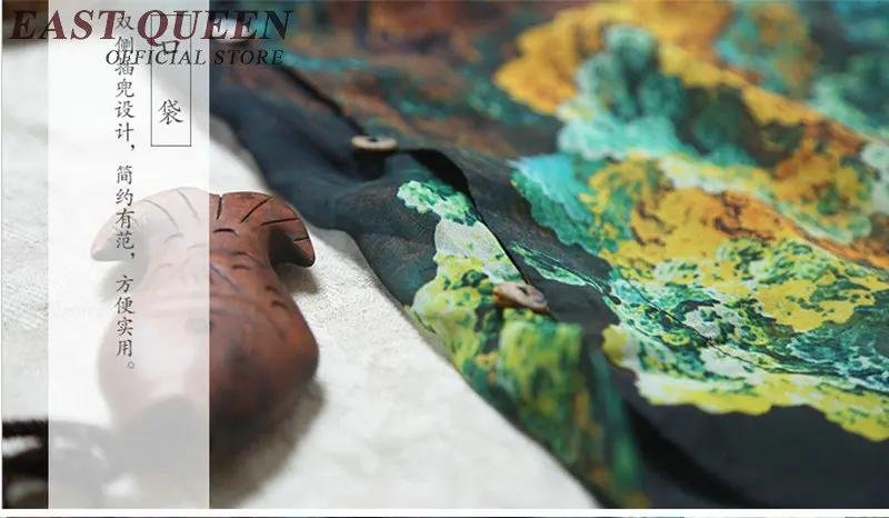 Новое поступление цветочный принт cheongsam Топ китайские традиционные женские белье одежда Топ винтажное платье 50s кофточка Ципао KK284 Q