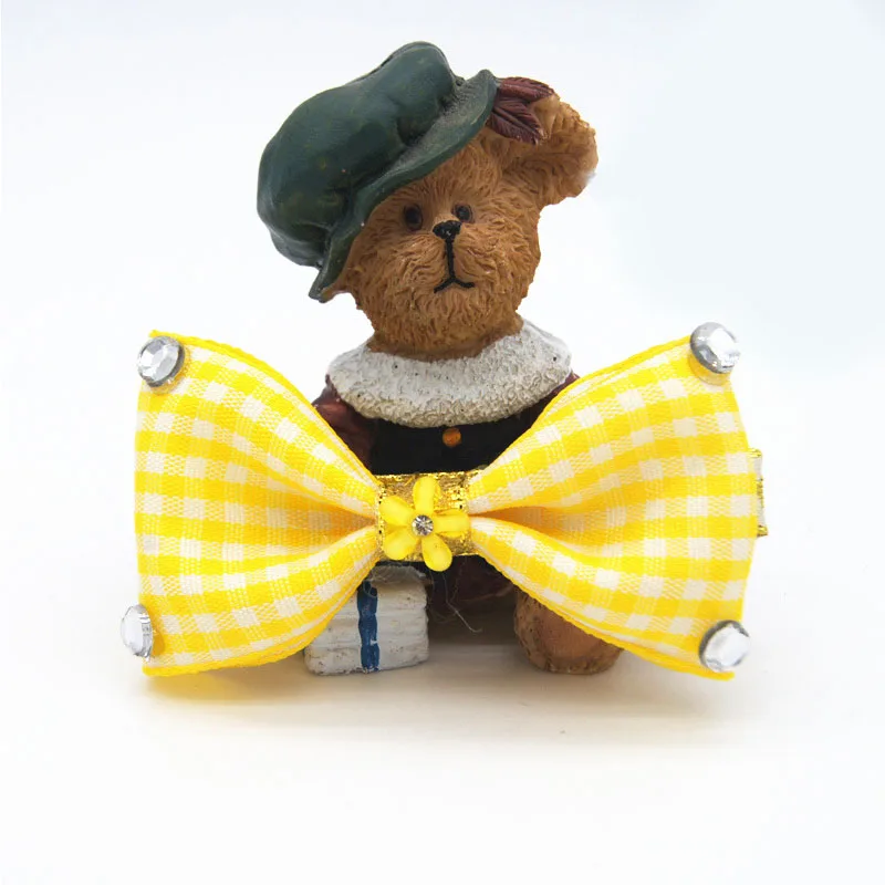 Маленький большой галстук бабочка для собаки колокольчик жемчужный ошейник