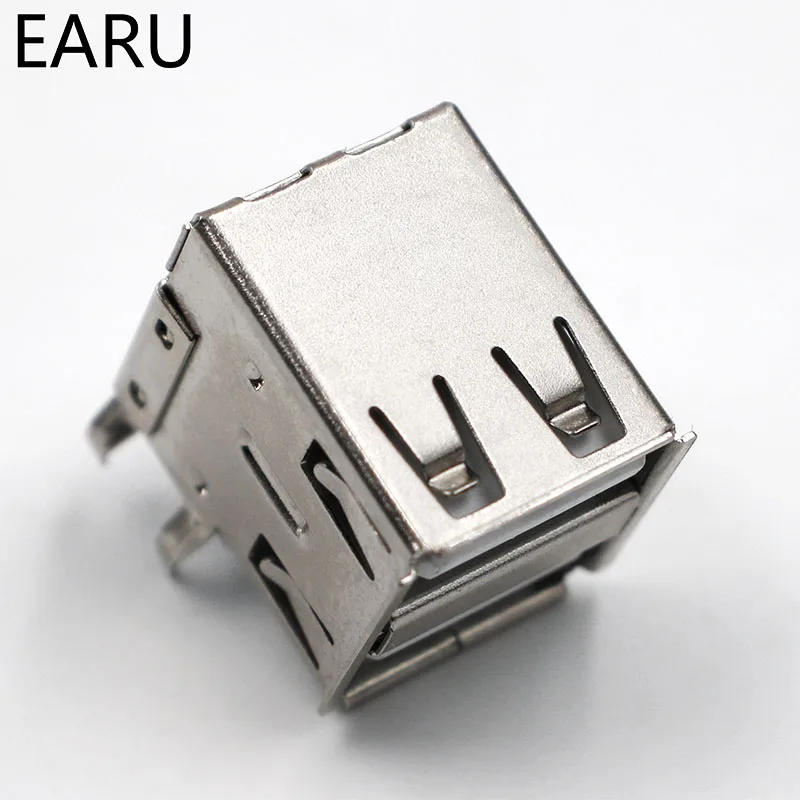 10 шт. USB A Тип гнездовой разъем белый 2-1 G44 для подключения данных интерфейс зарядки