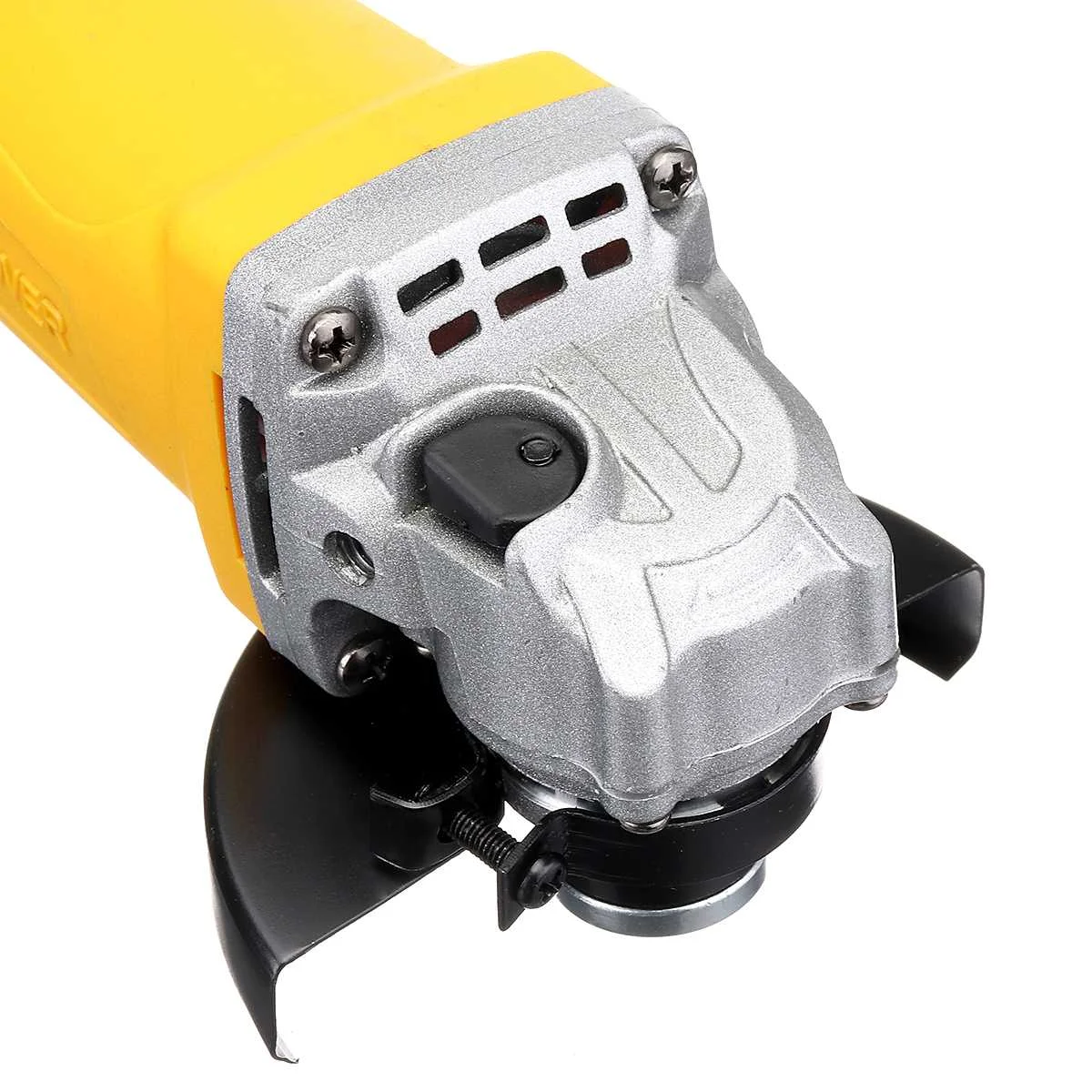 Metal Cutting Tool 220V/50Hz 1380W Electric Angle Grinder Grinding Machine 11000RPM Adjustable Anti-Slip Powerful Protect