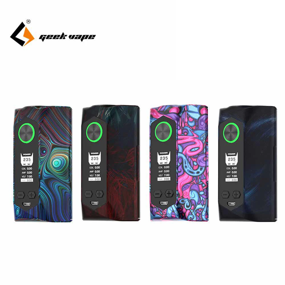Новейшая модель Цвет Geekvape лезвие mod 235 Вт с авиационного Материал лезвия коробка