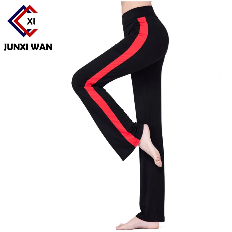 Бренд модальные Для женщин Кальсоны йоги плюс Размеры лоскутное танец Йога