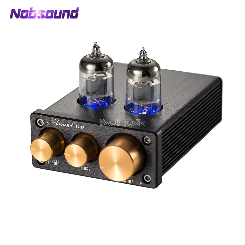 2020 Nobsound NS 10P мини вакуумный ламповый предусилитель HiFi Audio 6J1 с тройным и басовым