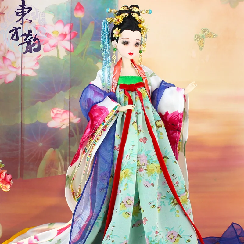 Fortune Days 1/4 East charm Doll 35cm Highly Chinese costume set high quality reborn girls Toy Gifts | Игрушки и хобби