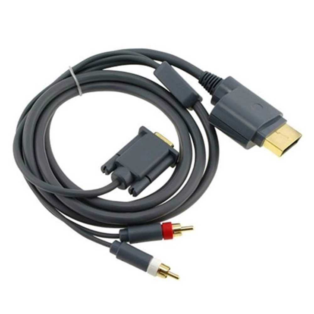 Высококачественный Кабельный разъем HD VGA AV с оптическим выходом для Xbox 360|Кабели| |