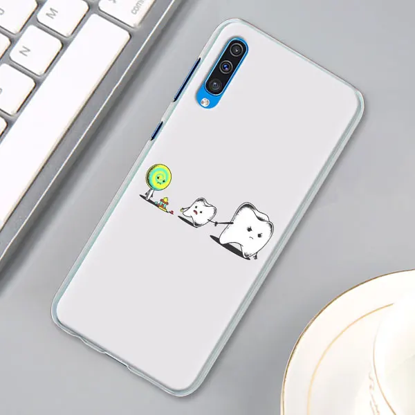Стоматолог зубов чехол КРЫШКА ДЛЯ samsung Galaxy A30 A40 A50 A70 A6 A8 плюс A7 A9 M30 чехол для телефона Coque - Цвет: 03