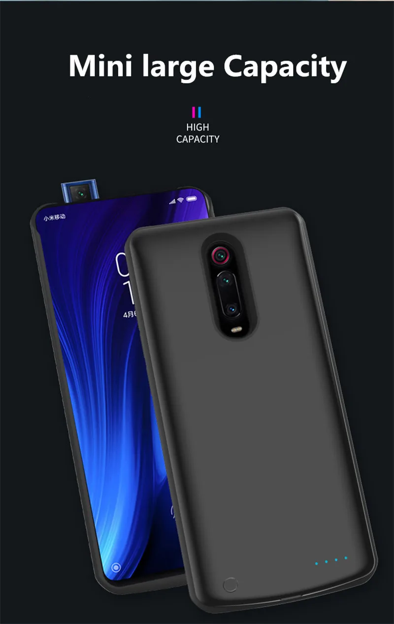 ZKFYS 6500 мАч ультра тонкий чехол для быстрой зарядки аккумулятора для Xiaomi Redmi K20 Pro Высококачественный портативный чехол для аккумулятора