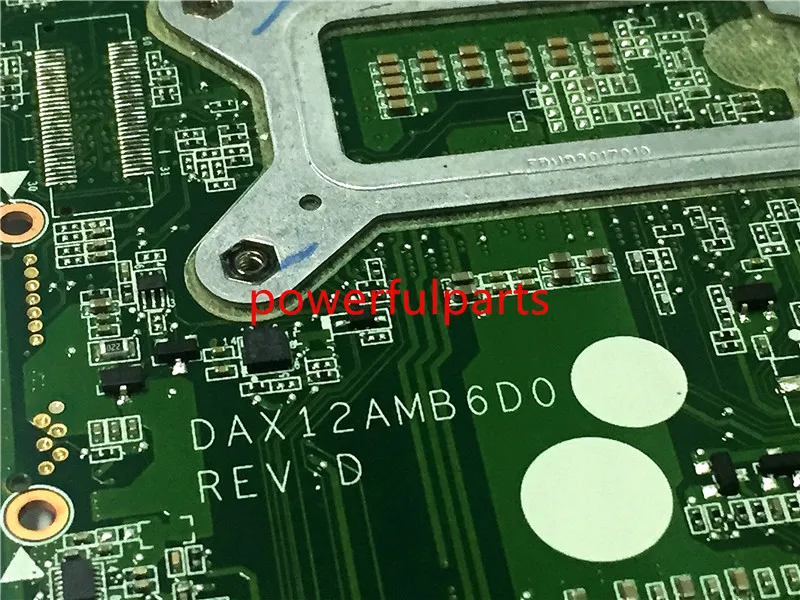 Рабочая материнская плата hp pavilion 15-ab i3-5010u 809040-501 Материнская ноутбука DAX12AMB6D0