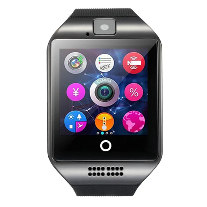 2018 Bluetooth smart watch Q18 поддержка sim-карты шагомер для huawei samsung xiaomi Смартфон android |