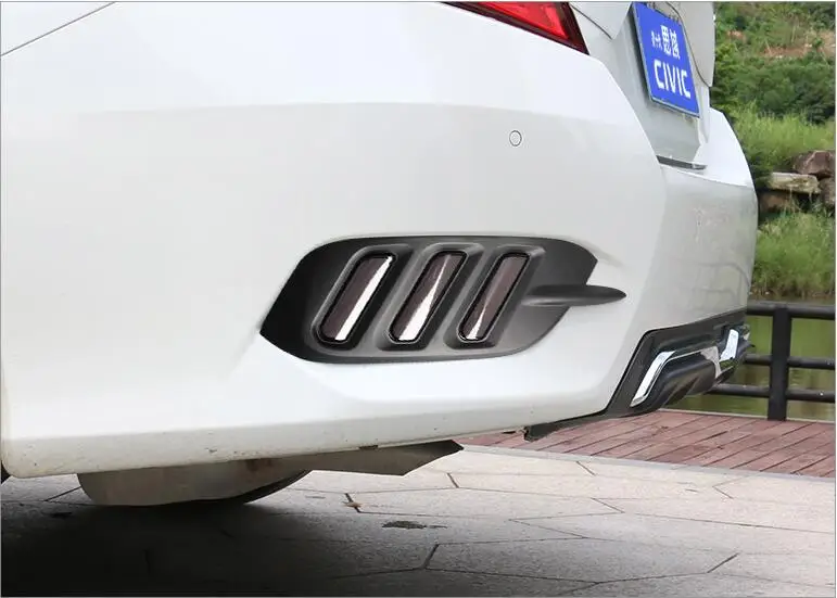 2016 2017 2018car bumer задний светильник для Honda Civic фонарь тормоза Светодиодные