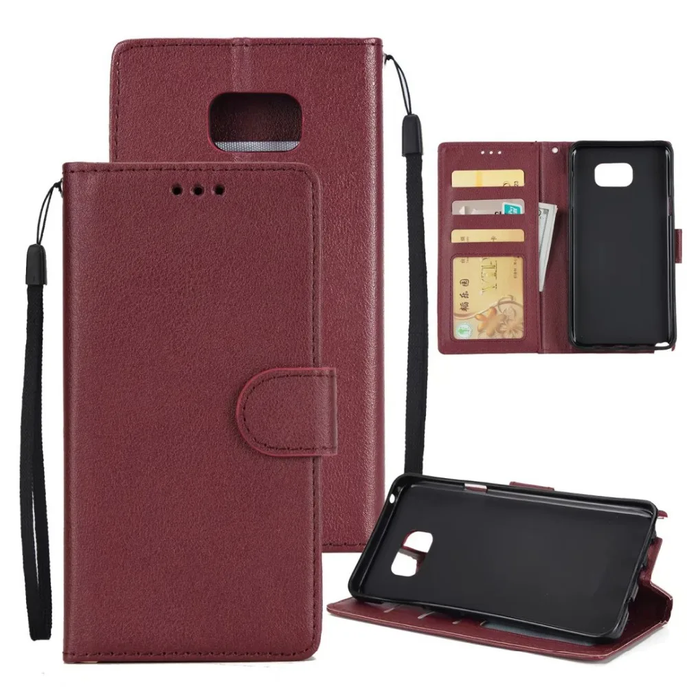 Для Coque Samsung Galaxy Note 5 Чехол Флип Бумажник Стенд слота Кожа карты фото Рамки