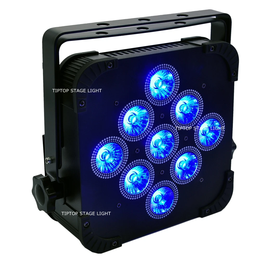 20 шт./лот 9x15 Вт 5в1 Led Par свет DMX512 квадрат профиль 5/9 каналов диско 90в 240в RGBWA Цвет DMX