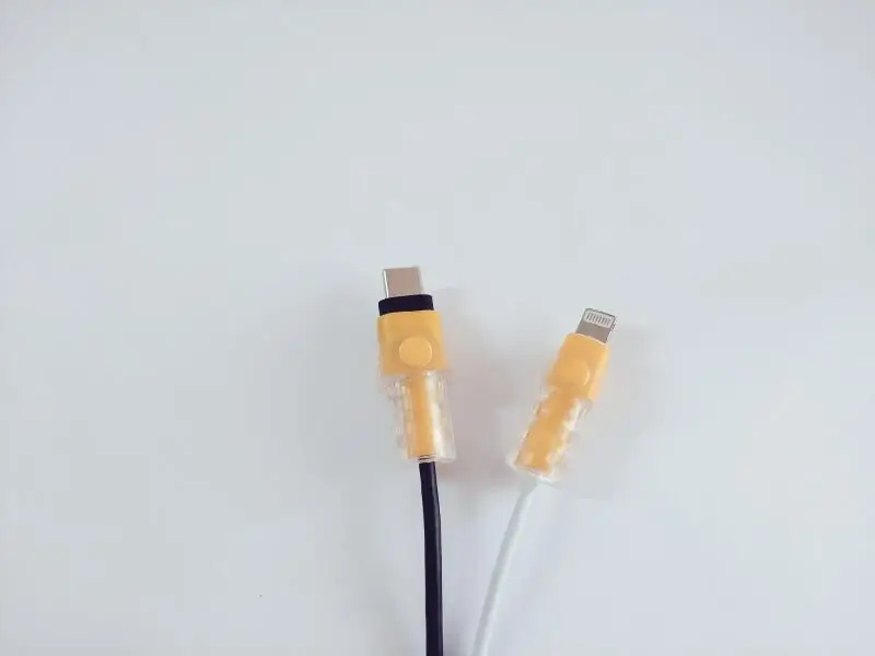 100 шт./лот Новый защитный USB кабель красочный чехол для зарядного кабеля iPhone 8 7 6s 6 5