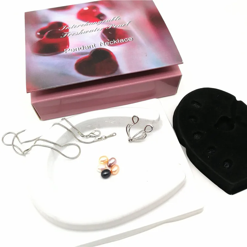 Hongye Wish, жемчужное ожерелье с сердечком, 1 коробка, чокеры, ожерелье для женщин с подвесками, свежее жемчужное ожерелье, устричная подарочная коробка