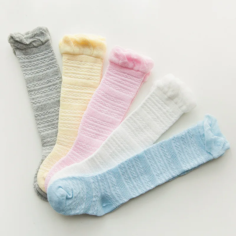 2019 новые летние тонкие детские носки хлопковые для малышей 0 1 лет Хлопковые