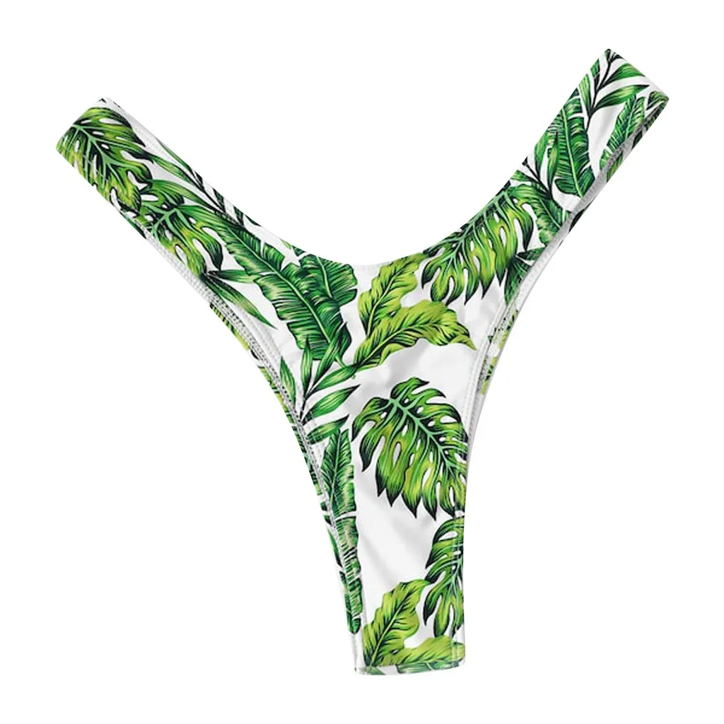 Женский купальник бикини SAGACE купальный костюм с подкладкой из листьев пляжная