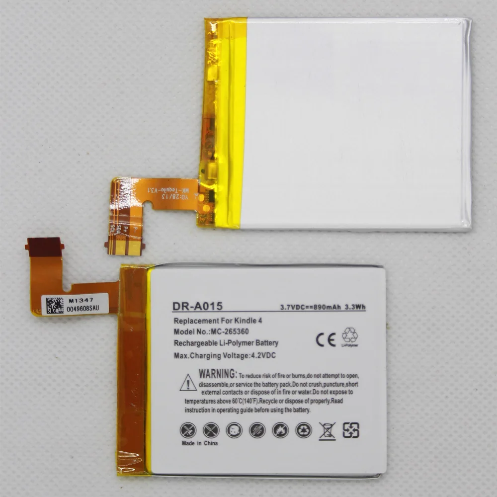 5 шт./лот ISUNOO DR-A015 890 мАч батарея для Kindle 4 6 D01100 515-1058-01 MC-265360 S2011-001-S | Мобильные