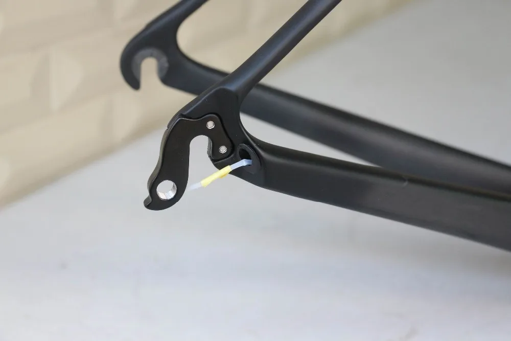 Супер легкая карбоновая рама для шоссейного велосипеда китайская T1000 без