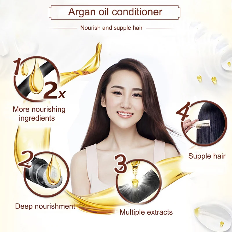 

Pure Organic Argan Oil Moisturiser Essential Oil For Hair Care Hairdressing Styling 88