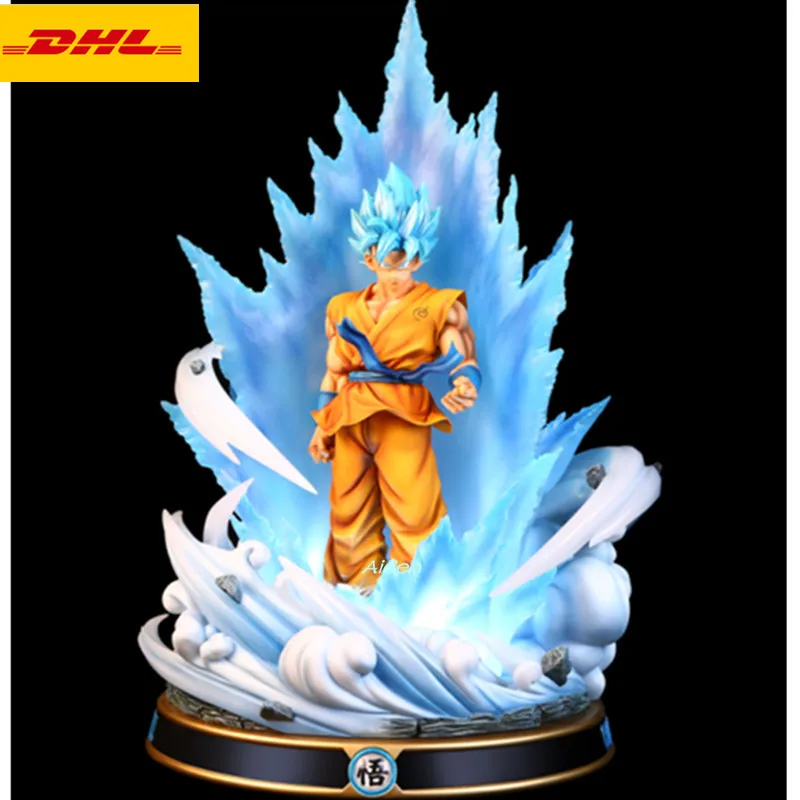 2" Dragon Ball Z статуя Saiyan бюст Сон Гоку полный Длина портрет Kakarotto Гоку Cyberblue анимационная фигурка GK Ящик для игрушек 50 см B777