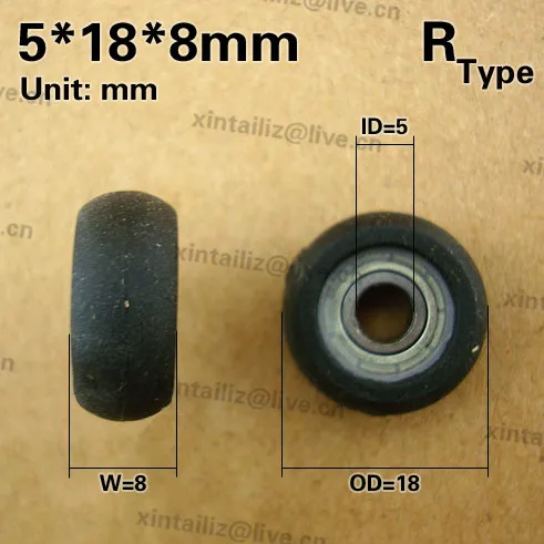 Бесплатная доставка 10 шт. роликовый подшипник из мягкого ПВХ с резиновым