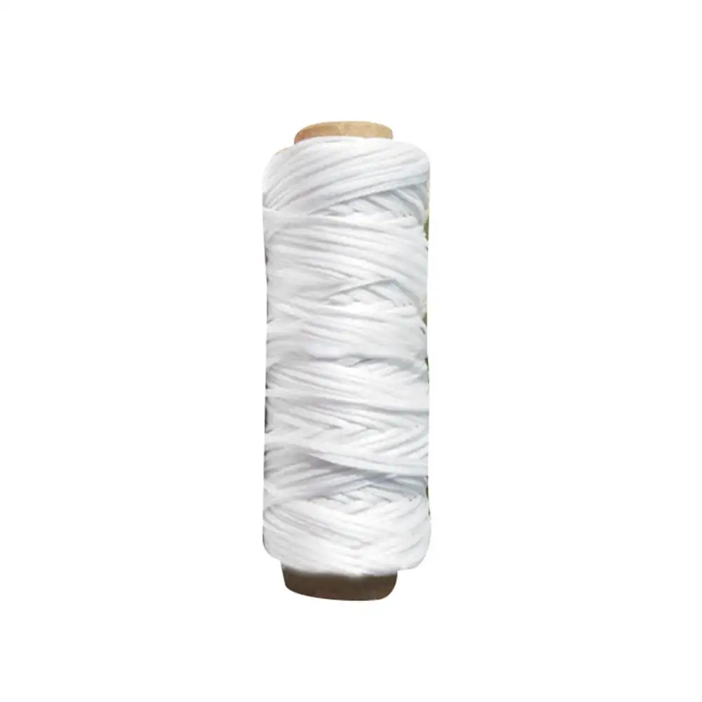 as shown Flat Waxed Thread 210D 30M Wax String Cord Sewing Craft Tool Portable For DIY Handicraft Leather Products Waxed Thread Cord - Цвет: as shown