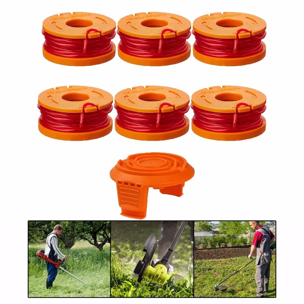 Запасная катушка для триммера WA0010 устройство удаления сорняков с крышкой Worx