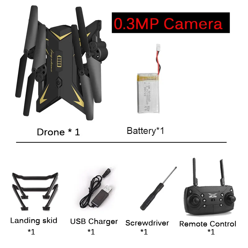 B-0.3MP-1B 610s(обновление версии) дрона с дистанционным управлением 4-Axis Дистанционное Управление вертолет Квадрокоптер с дистанционным управлением и 2MP HD Камера или очки виртуальной реальности VR Дрон Камера - Цвет: B-0.3MP-1B