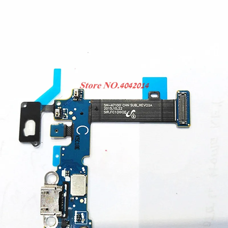 1 шт. оригинальный зарядный USB-порт гибкий кабель для Samsung A7100 SM-A7100 Зарядное