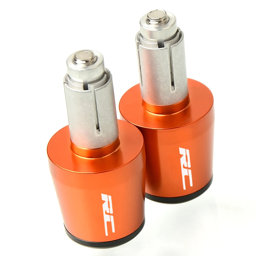 

CNC 22MM Handlebar Grips Handle Bar Cap End Plugs For RC200 RC125 RC390 RC200 RC8 RC8R 2009-2017
