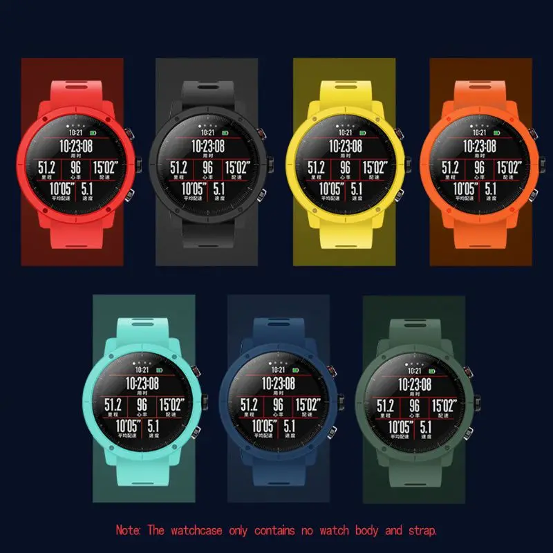 

Новинка 2021, защитный чехол для корпуса Huami Amazfit Stratos 2, аксессуары для смарт-браслета