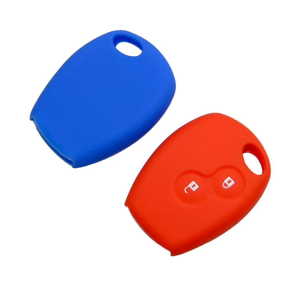 OkeyTech силиконовый чехол для ключей от машины с 2 кнопками Renault Kangoo DACIA Scenic Megane Sandero