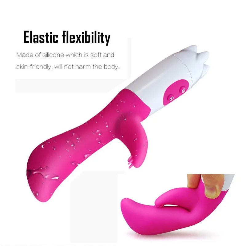 Silicone Clitoris Vaginal Vibrator Waterproof G Spot Massager Dual Motor Electric Vibration Wand Masturbation for Woman Sex Toys | Красота и