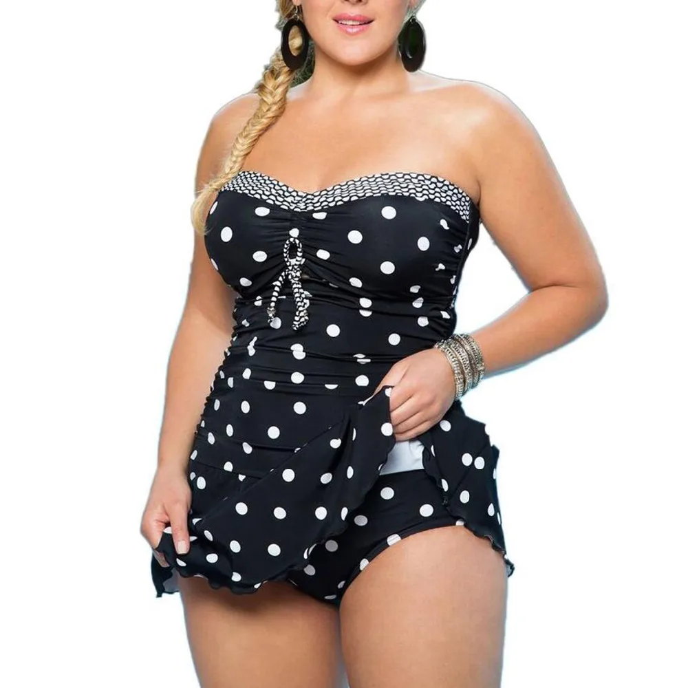 2019 женские Танкини искусственная кожа винтажные Ретро Купальники танкини в