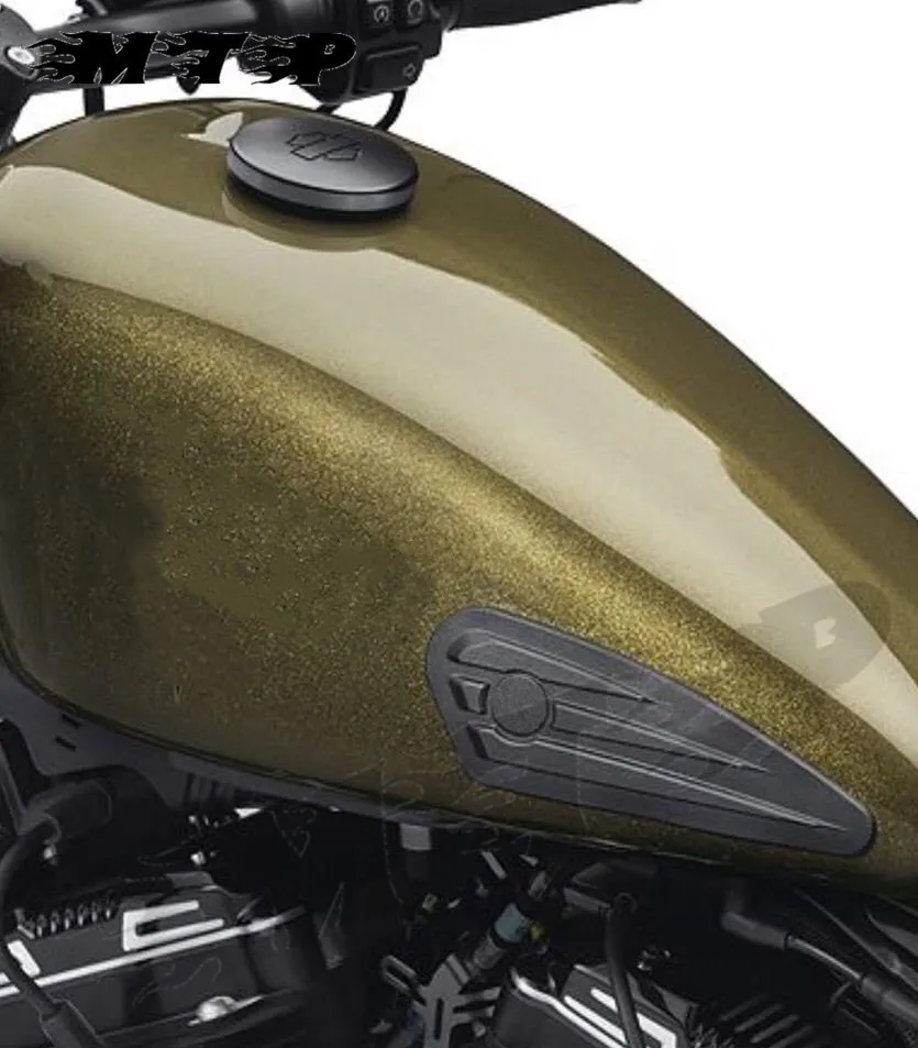 Мотоцикл топливный бак протектор наколенники 3D Поднятый стикер для harley Dyna Switchback