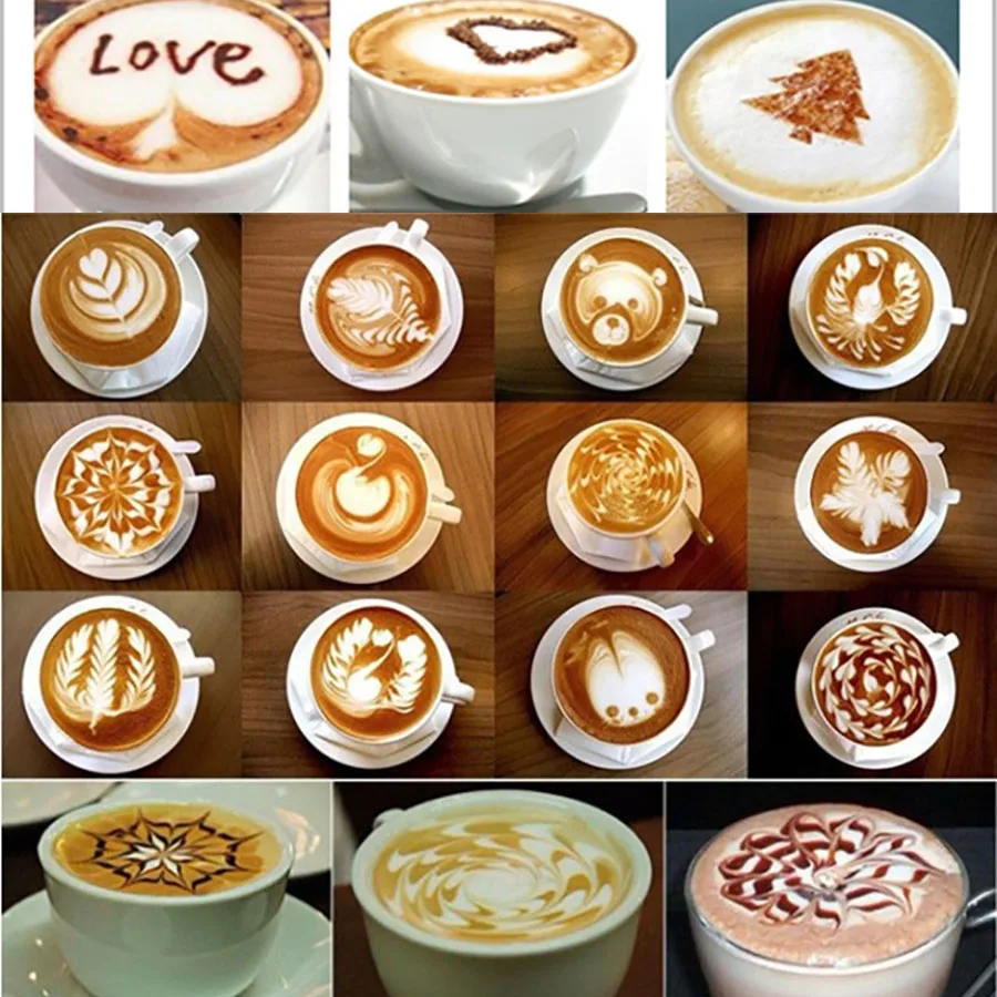 16 форм различные модели популярный модный инструмент для украшения кофейного