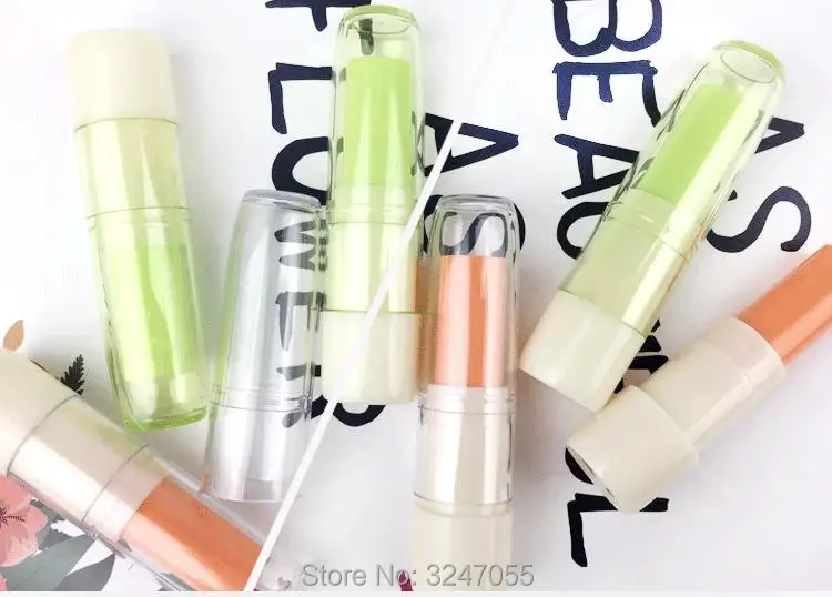 

4.8G 50pcs/lot Empty Plastic Lip Balm Bottle, DIY Green Lip Rouge Sub Package, Orange Cosmetic Lipstick Tube, Makeup Tool