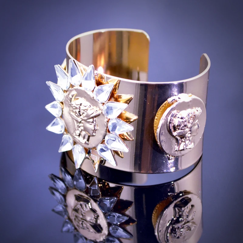 Уличной моды оснастки личности королева Мозаичный кристалл глава широкий версия