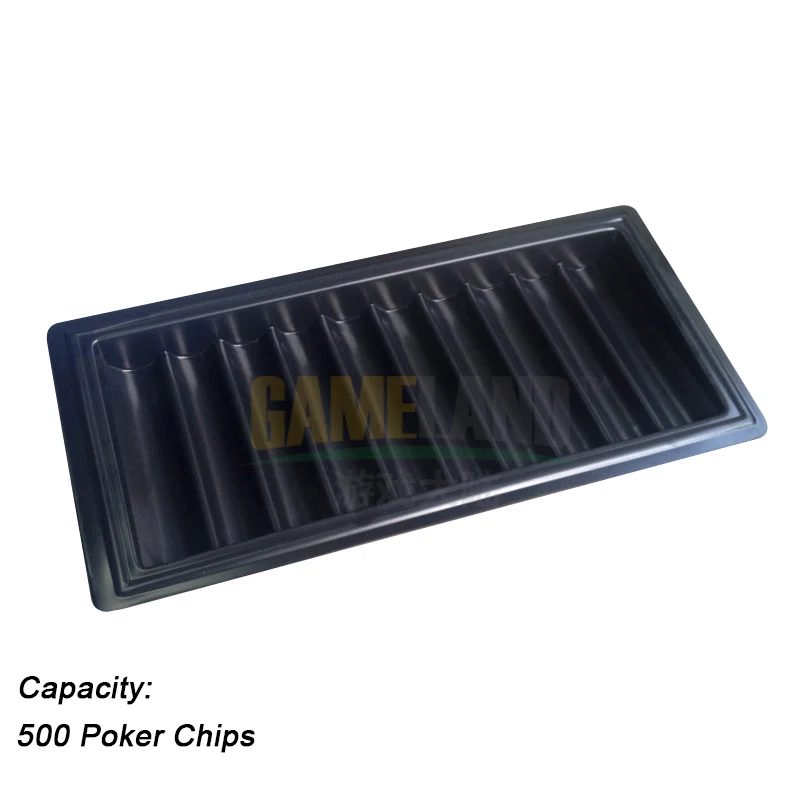 500 Chips 500 шт. 350-емкости ABS фишки для покера комплект BOX покер карты чехол чип контейнер лоток чипы чехол Fichas фишки для покера - Цвет: 500 Chips