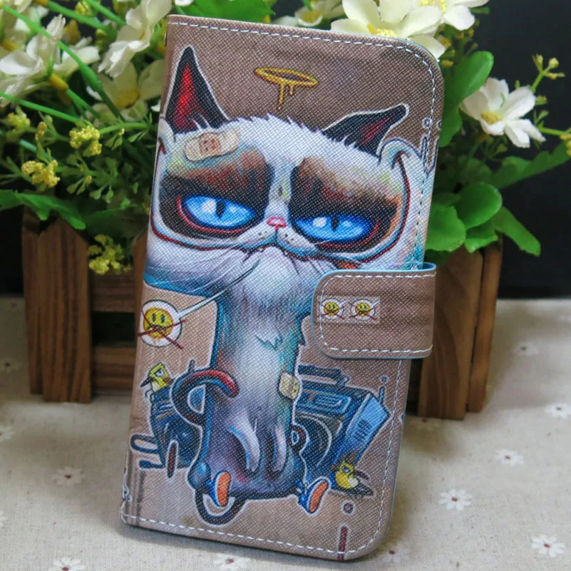 1x грустно музыка кошка бумажник флип чехол для Nokia Lumia 550 535 540 630 635 720 730 830 640 650 950 850 925