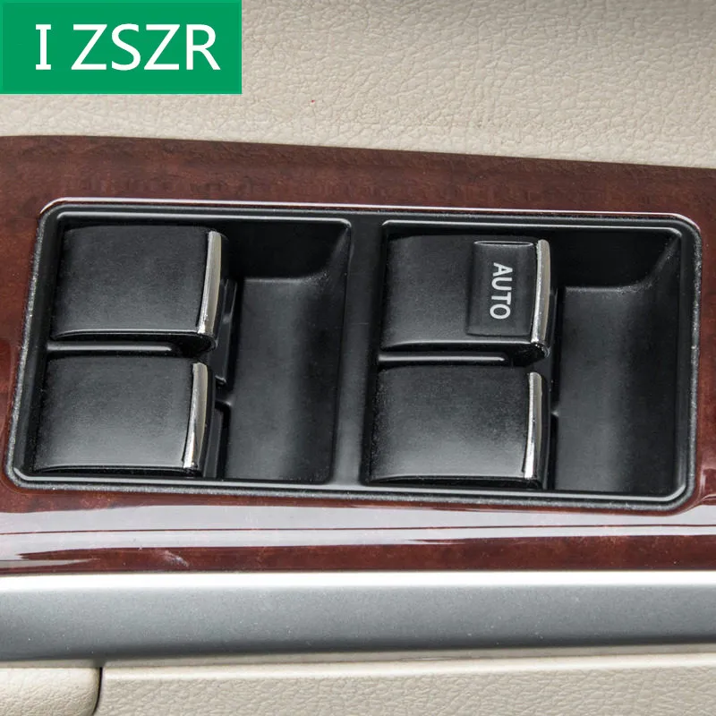 

7 pcs/set Good Quality ABS Window / Glasses Switch Button Decorated Cover Sticker For Toyota Camry 2012-2016 Z2EA410