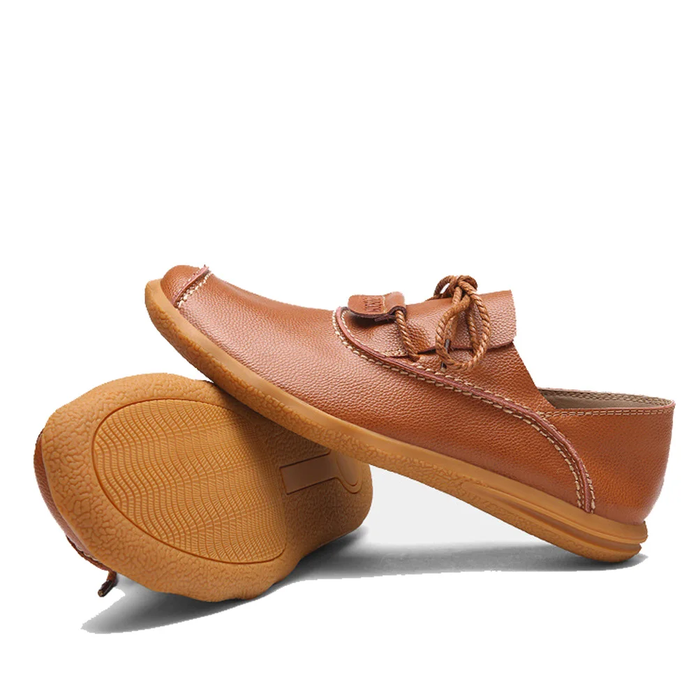 

NPEZKGC Fashion Men Flats Comfortable Cow Split Leather Men Loafers Breathable Casual Driving Brand Soft Men Moccasins