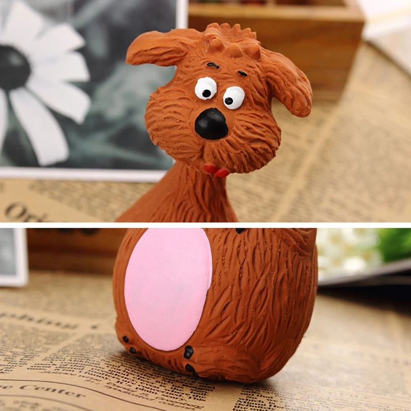 Pet Silicone Sounding Toys Dog Biting Cute Cartoon Molars Puppy Chewing Squeaky Puzzle Teeth Cleaning For Cat Pets | Дом и сад