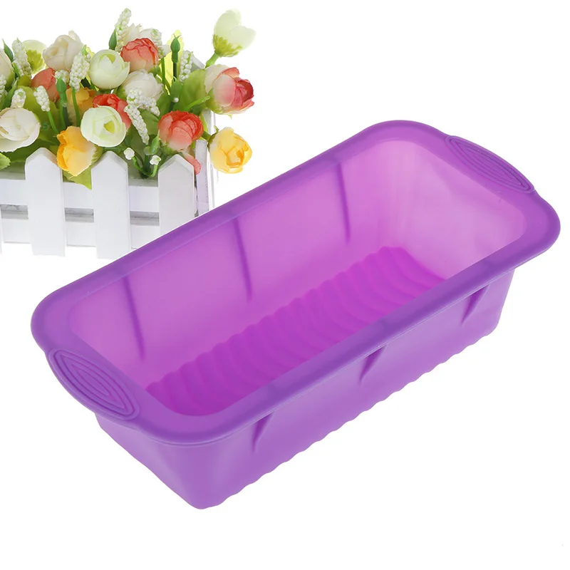 Silicone Bread Loaf Mold Cake Non Stick Bakeware bake Pan Oven Soap Mould DIY mousse toast pan cake form bakeware | Дом и сад
