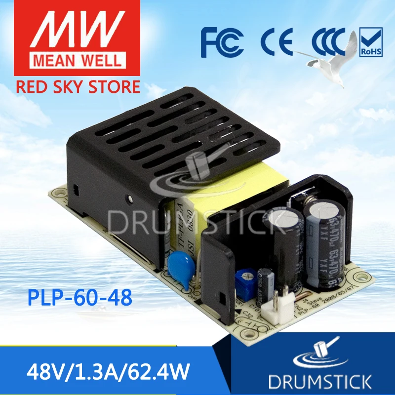 

prosperity MEAN WELL PLP-60-48 48V 1.3A meanwell PLP-60 48V 62.4W Single Output LED Power Supply